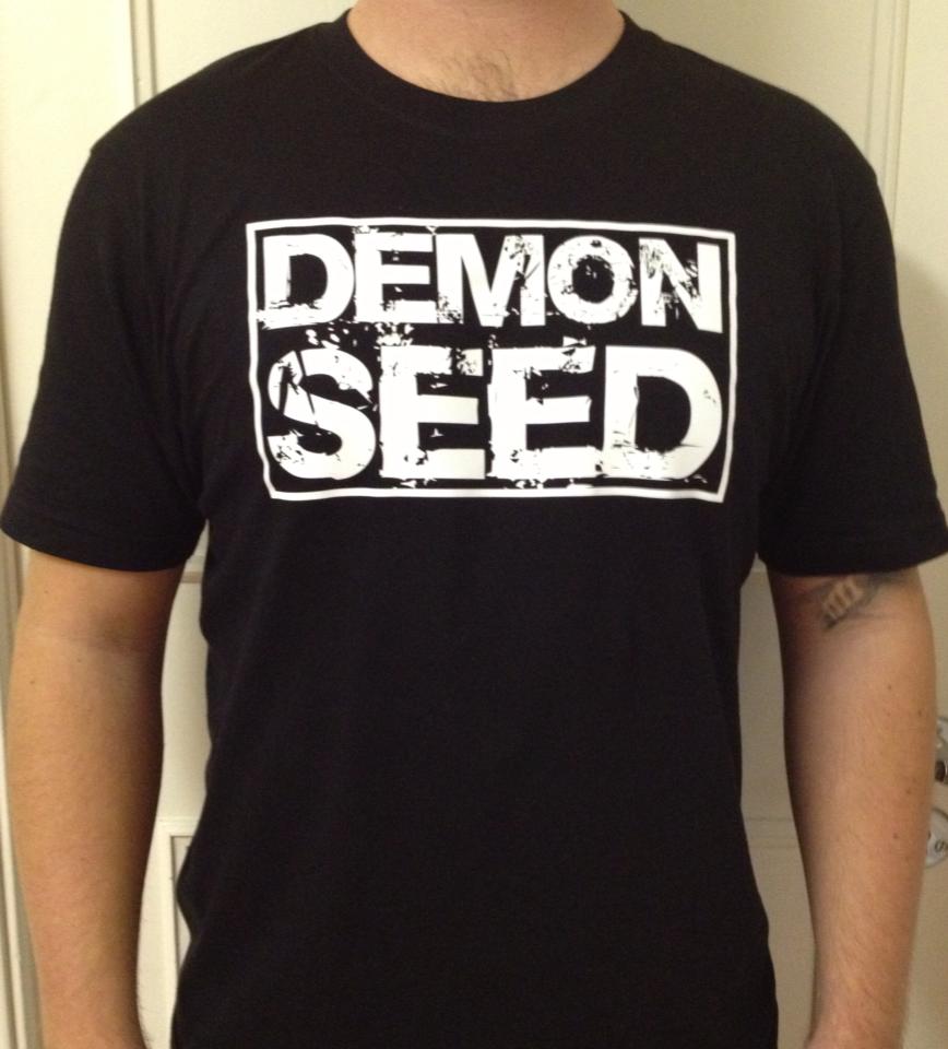 Image of T-shirt with Demon seed logo
