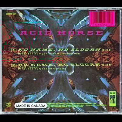 ACID HORSE-No Name, No Slogan CD/ OOP-STILL SEALED