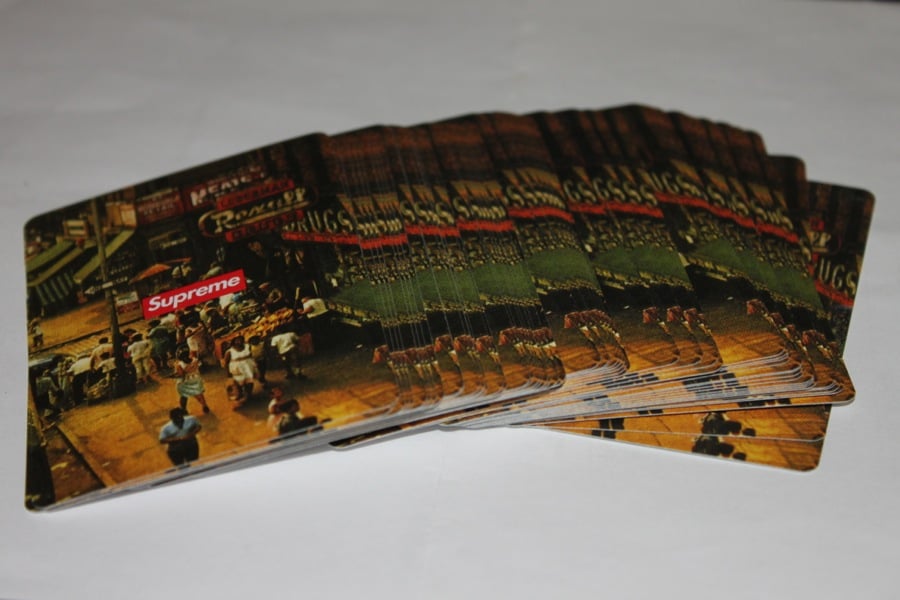 Image of Supreme Street Scene Playing Cards