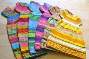 Image of CUSTOM ORDER: handknit bloom dress/tunic