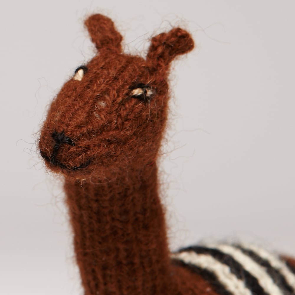 Image of Puppet animal Alpaca brown