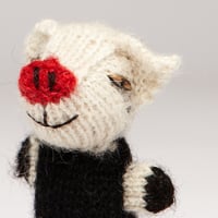 Image 2 of Finger Puppet Pig white