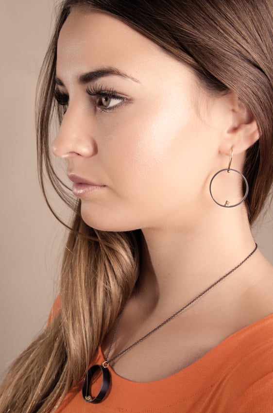 Image of Alluvial circle earrings