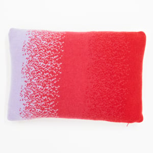 Image of Pink 'Corolla' oblong cushion