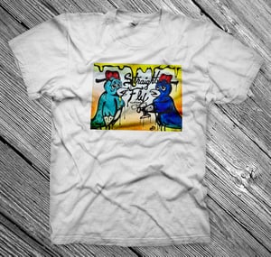 Image of ABrooks Art x Straight Fly Collab - Dabbin' Birds Tee