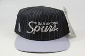 Image of NBA San Antonio Spurs Snapback Hat (SCRIPTER) by Sports Specialties 