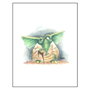 Image of "Yodaphant" Print