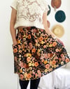 Preorder Floral Corduroy Laura Skirt with Free Postage