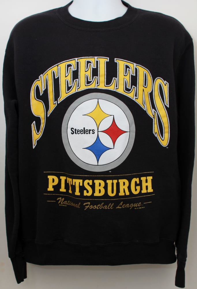 Image of 90's "PITTSBURGH STEELERS" Sweatshirt Sz: Medium