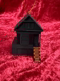 Image 1 of Black House Ornament 