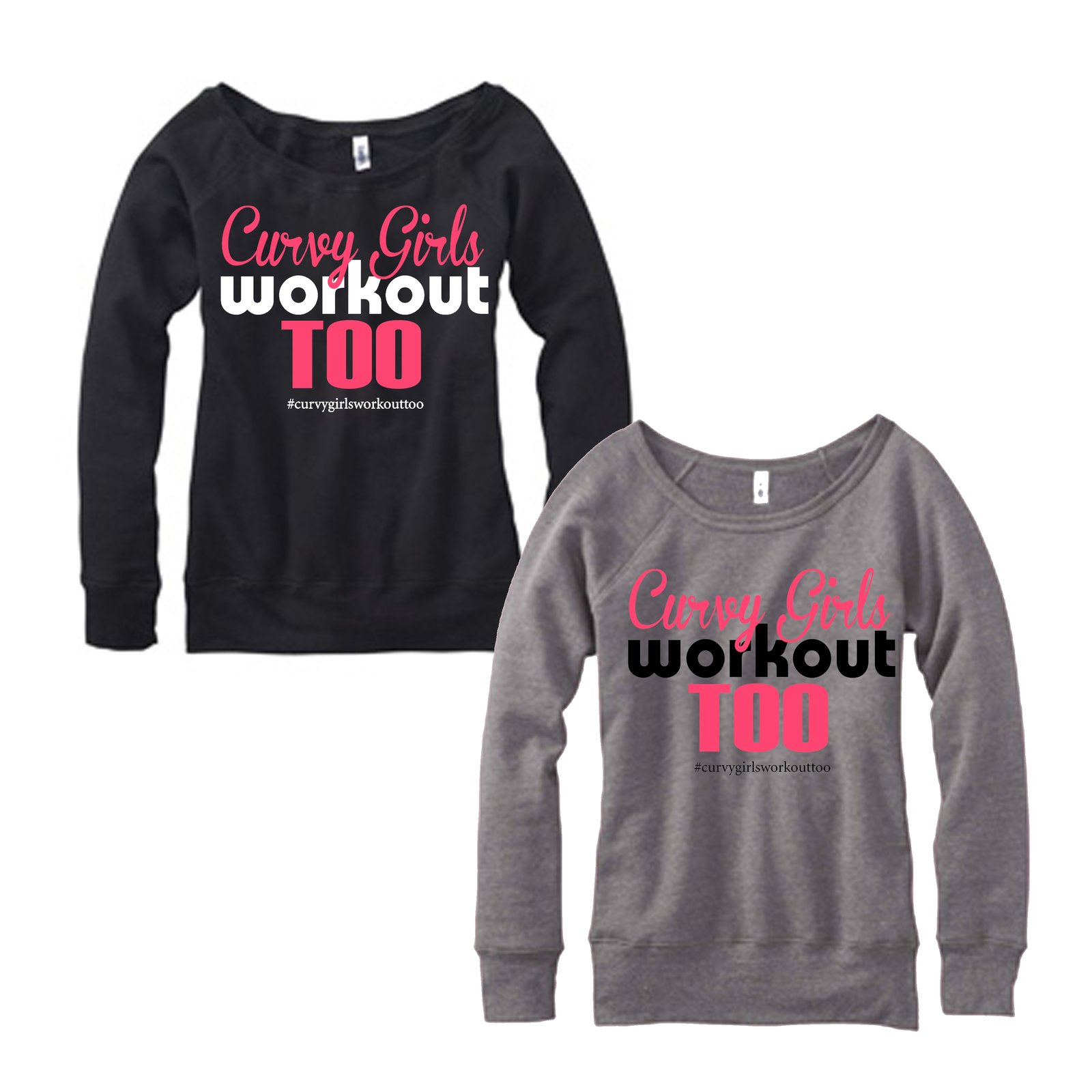 Curvy Girl Sweatshirts & Hoodies / Curvy Girls Workout Too