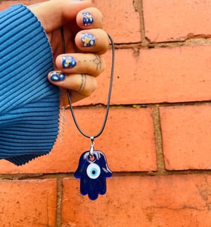 Image of Protection necklace evil eye 