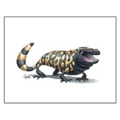 Image of "Happy Gila" Gila Monster Print