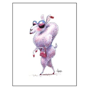 Image of "Le Chic Sheep" Print