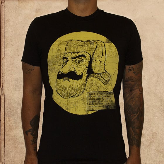 Image of A Confederacy of Dunces - black - unisex - discharge ink