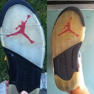 Image of Un-Yellowing of Soles