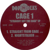 Image of CAGE 1 "STRAIGHT OUT THE CAGE" EP