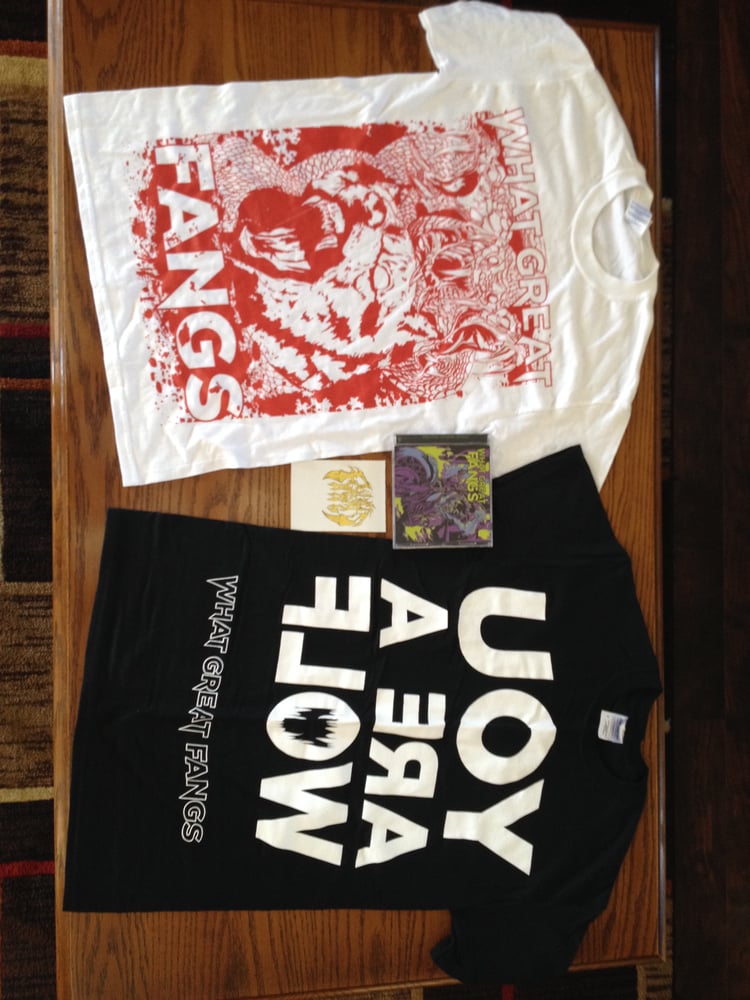 Image of What Great Fangs 2013 Merch Bundle