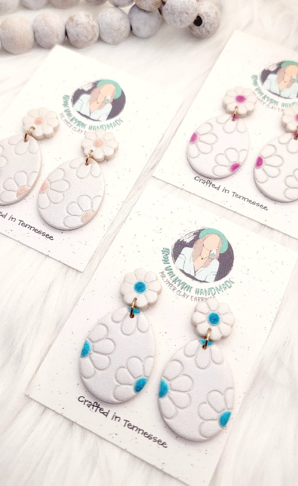 Image of Flower Egg Dangles