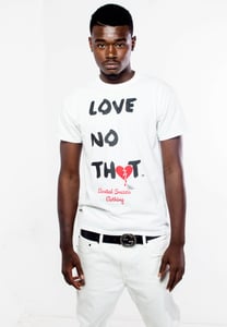Image of White "Love No Thot" Shirt