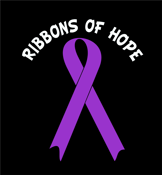 Image of "Ribbons of Hope" All Cancer T-Shirt