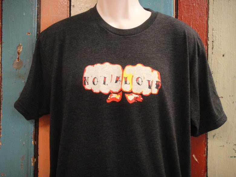 Image of NOLA LOVE tattooed knuckles  Men's Tee
