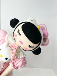 Image 1 of Medium Art Doll Hello Kitty Inspired 
