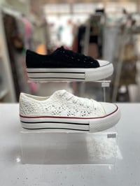 Image 1 of Lace Detailed Trainers 