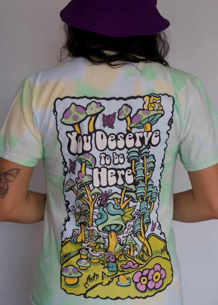 Image of LTD Earth Day Green Tie Dye Tee
