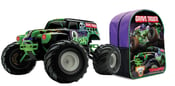 Image of Traxxas Grave Digger 1/16 (7202a) with an extra battery, charger & parallel battery wiring harness.