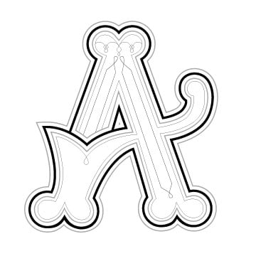 Image of 'A' Print