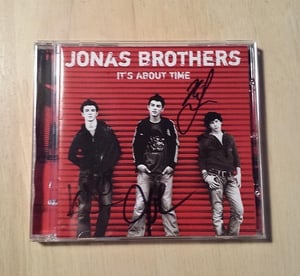 Image of Jonas Brothers signed Its About Time cd