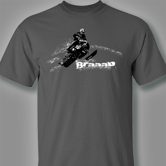 Image of Braaap Logo T  Charcoal