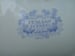 Image of An circa 1860 Elegant Blue and White "Italian Scenery" Soup Plate