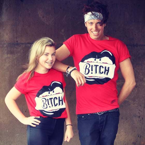 Image of B!tch Tee Red