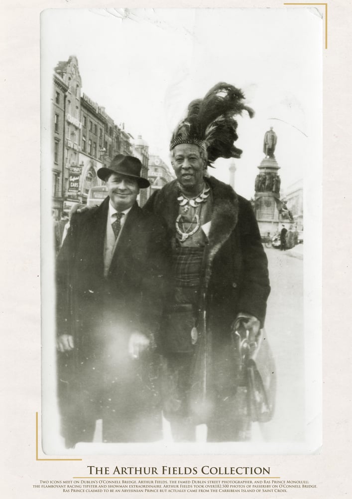 Image of Limited Edition Poster: Prince Monolulu meets street photographer Arthur Fields