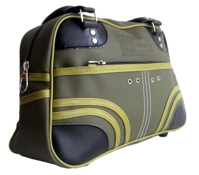 Image of Retro College Bag Khaki