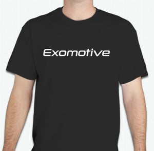 Image of Black Exomotive Logo T-Shirt