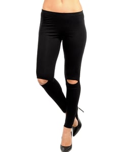 Image of PEEK-A-BOO KNEE LEGGINGS