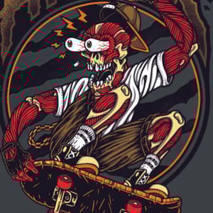 Image of "MUSCLE BOY THRASHER" Action-Tee