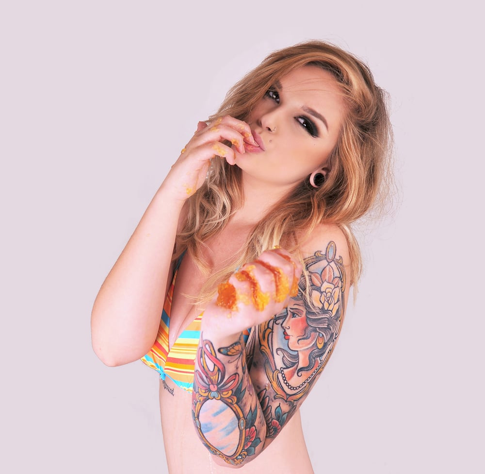 Image of Signed Bilacous Print (Tattoo Society Cover Shoot)