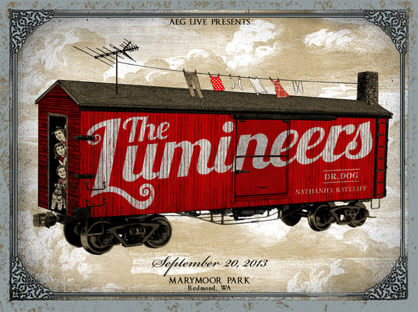 Image of The Lumineers. Marymoor Park. Sep 20