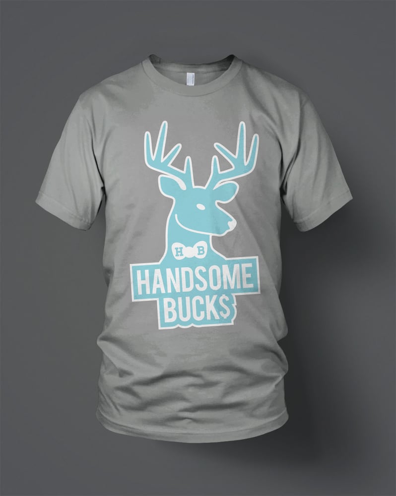 Image of h.Bucks Deer Logo Tee (Grey)