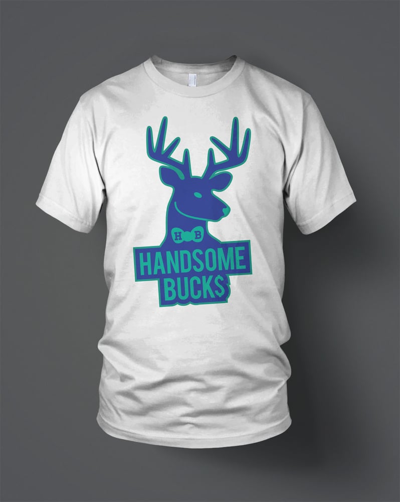 Image of H.Bucks Deer Logo Tee (White)