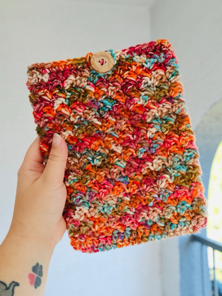 Image of Suzette Stitch Crochet Book/Kindle Sleeve (available with a feltie!)