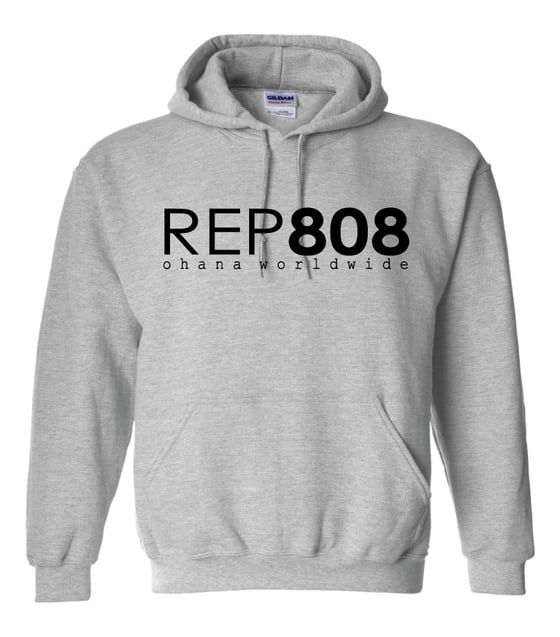 Image of Rep 808 Hoodie Grey