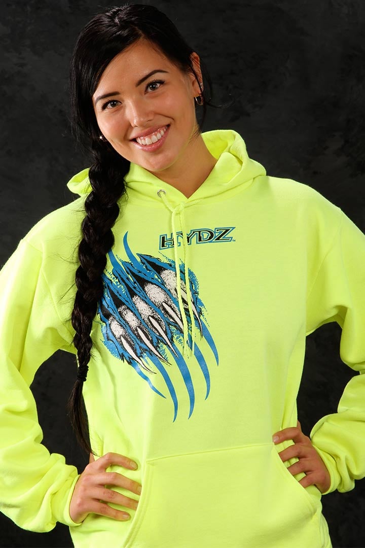 Lime green best sale womens hoodie