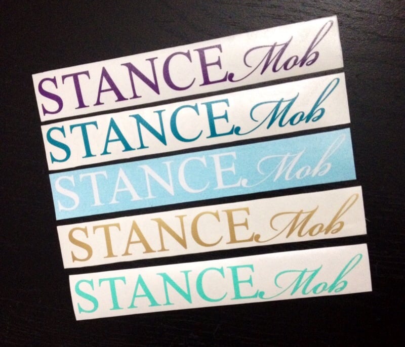 Image of Stance Mob die cut vinyl