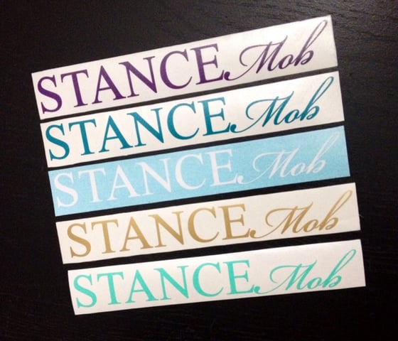 Image of Stance Mob die cut vinyl