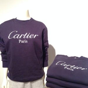 Image of Cartier Crewneck Sweatshirt - Navy